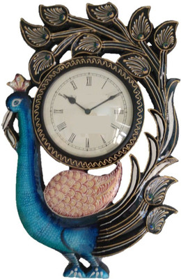 75% OFF on JaipurCrafts Beautiful Peacock Analog Wall Clock Multicolor 75% OFF on JaipurCrafts Beautiful Peacock Analog Wall Clock Multicolor