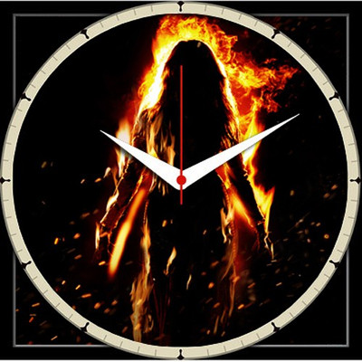 62% OFF on Shopmillions Witch Fire Analog Wall Clock Multicolor 62% OFF on Shopmillions Witch Fire Analog Wall Clock Multicolor