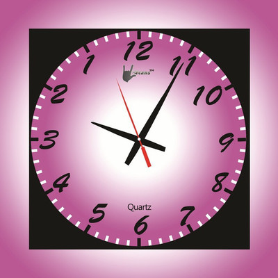 55% OFF on Lycans aNTI 0148 Analog Wall Clock Purple, White