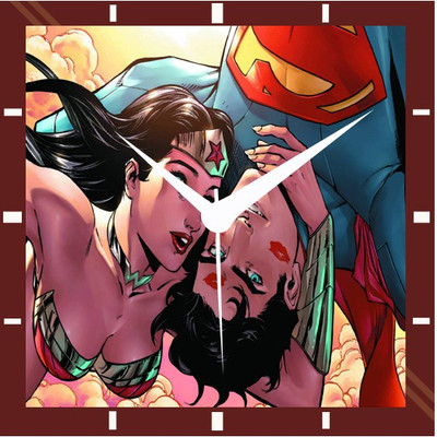50% OFF on Moneysaver Superman and Wonder Woman Selfie Analog Wall Clock Multicolour 50% OFF on Moneysaver Superman and Wonder Woman Selfie Analog Wall Clock Multicolour