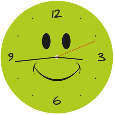 14% OFF on Everyday Gifts Smiley Analog Wall Clock Green 14% OFF on Everyday Gifts Smiley Analog Wall Clock Green