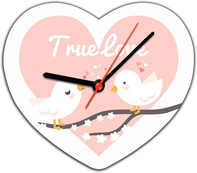 40% OFF on Lovely Collection True Love Birds Analog Wall Clock White 40% OFF on Lovely Collection True Love Birds Analog Wall Clock White