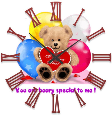 28% OFF on Ellicon 46 Special To Me Analog Wall Clock White