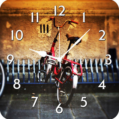 50% OFF on FurnishFantasy Old Bike Analog Wall Clock Multicolor 50% OFF on FurnishFantasy Old Bike Analog Wall Clock Multicolor