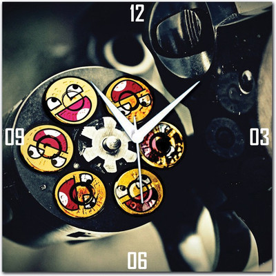 70% OFF on WebPlaza Smiley Gun Analog Wall Clock Multicolor 70% OFF on WebPlaza Smiley Gun Analog Wall Clock Multicolor