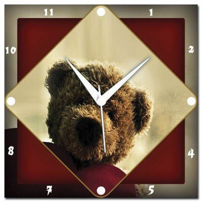 72% OFF on Amore Brown Teddy Analog Wall Clock Brown 72% OFF on Amore Brown Teddy Analog Wall Clock Brown