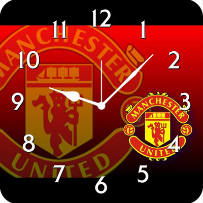 50% OFF on FurnishFantasy Manchester United Analog Wall Clock Multicolor