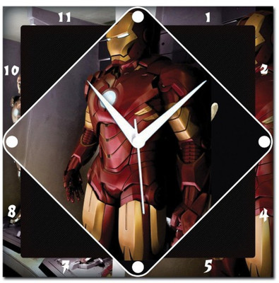 72% OFF on Amore Ironman 107631 Analog Wall Clock Multicolor