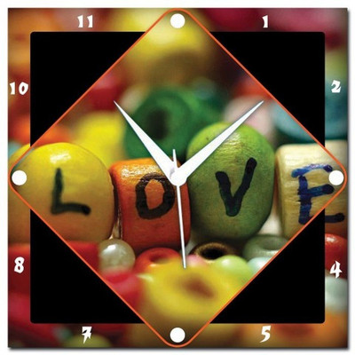 70% OFF on WebPlaza Love Analog Wall Clock Multicolor 70% OFF on WebPlaza Love Analog Wall Clock Multicolor
