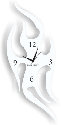 24% OFF on Blacksmith Flame Abstract White Analog Wall Clock White 24% OFF on Blacksmith Flame Abstract White Analog Wall Clock White