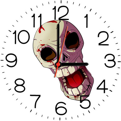 23% OFF on Ellicon B91 Bloody Cartoon Skull Analog Wall Clock White 23% OFF on Ellicon B91 Bloody Cartoon Skull Analog Wall Clock White