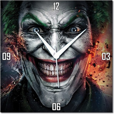 70% OFF on WebPlaza Joker Analog Wall Clock Multicolor