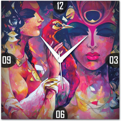 70% OFF on WebPlaza Abstract Radhe Krishna Analog Wall Clock Multicolor 70% OFF on WebPlaza Abstract Radhe Krishna Analog Wall Clock Multicolor