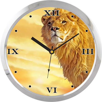 31% OFF on Shopping Monster Designer Lion Analog Wall Clock Silver 31% OFF on Shopping Monster Designer Lion Analog Wall Clock Silver