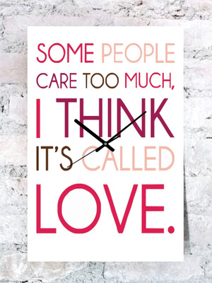 46% OFF on Kwardrobe Its Love Analog Wall Clock White 46% OFF on Kwardrobe Its Love Analog Wall Clock White