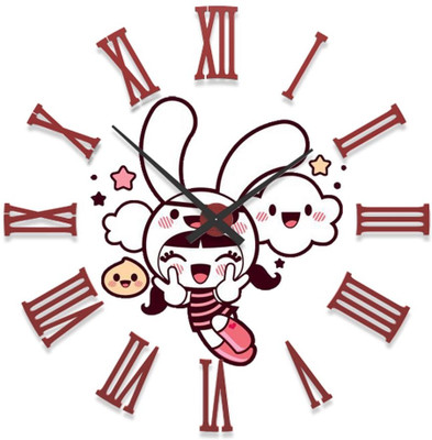 23% OFF on Ellicon B77 Funny Cartoon Girl Analog Wall Clock White 23% OFF on Ellicon B77 Funny Cartoon Girl Analog Wall Clock White