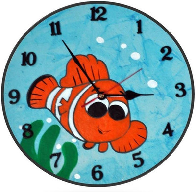 25% OFF on Purple Circle Finding Nemo Analog Wall Clock Black