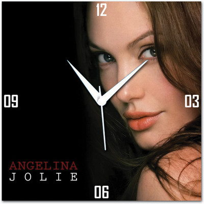 72% OFF on Amore Angelina Jolie 2 Analog Wall Clock Multicolor
