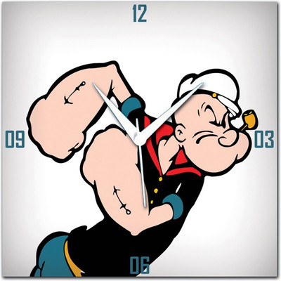 70% OFF on WebPlaza Popeye The Sailor Man1 Analog Wall Clock Multicolor