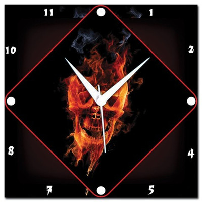 72% OFF on Amore Burning Skull Analog Wall Clock Black 72% OFF on Amore Burning Skull Analog Wall Clock Black