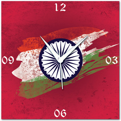 72% OFF on Amore India Flag Analog Wall Clock Multicolor