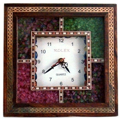 25% OFF on Sunshine Rajasthan Antique Handcrafted Gemstone Wooden 189 Analog Wall Clock Brown 25% OFF on Sunshine Rajasthan Antique Handcrafted Gemstone Wooden 189 Analog Wall Clock Brown
