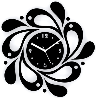 54% OFF on Zeeshaan Designer Black Analog Wall Clock Black 54% OFF on Zeeshaan Designer Black Analog Wall Clock Black