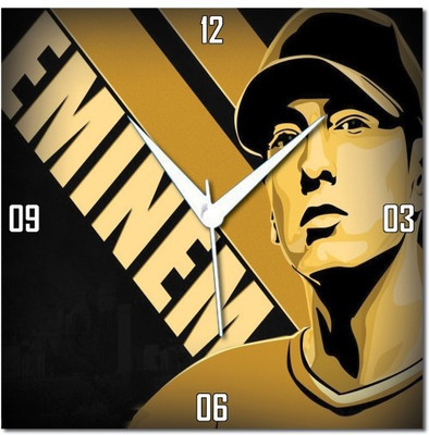 70% OFF on WebPlaza Eminem Analog Wall Clock Multicolor