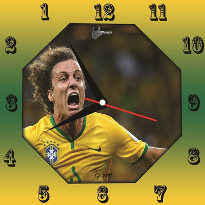 55% OFF on Lycans aNTI 0182 Analog Wall Clock Yellow, Black