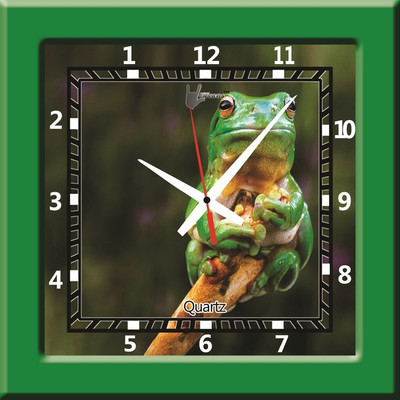 55% OFF on Lycans aNTI 0126 Analog Wall Clock Green, Black