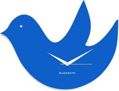 9% OFF on Blacksmith Light Blue Flying Bird Analog Wall Clock Light Blue