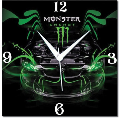 70% OFF on WebPlaza Monster Car Analog Wall Clock Green