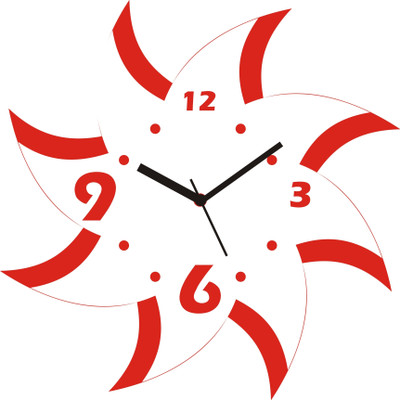 55% OFF on Zeeshaan Starry Effect Analog Wall Clock White, Red 55% OFF on Zeeshaan Starry Effect Analog Wall Clock White, Red