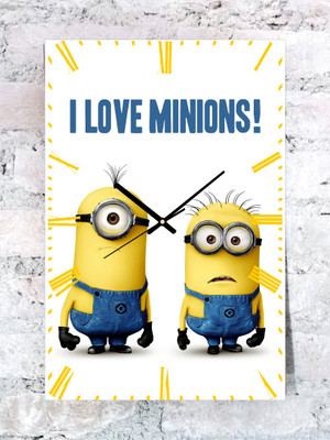 46% OFF on Kwardrobe I Love Minion Analog Wall Clock White 46% OFF on Kwardrobe I Love Minion Analog Wall Clock White
