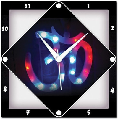 70% OFF on WebPlaza Om Analog Wall Clock Multicolor