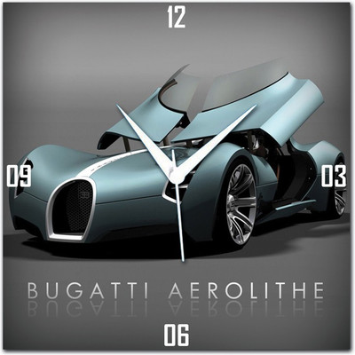 70% OFF on WebPlaza Nice Car Analog Wall Clock Multicolor