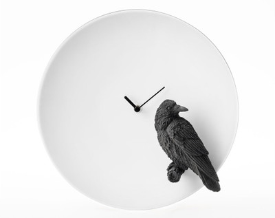 Haoshi Night Glow Raven Moon Analog 25.4 cm Dia Wall Clock Black Haoshi Night Glow Raven Moon Analog 25.4 cm Dia Wall Clock Black