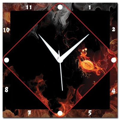 70% OFF on WebPlaza Fire Abstract Analog Wall Clock Multicolor 70% OFF on WebPlaza Fire Abstract Analog Wall Clock Multicolor