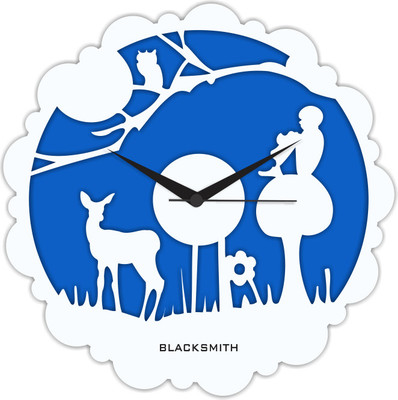 46% OFF on Blacksmith Blue Jungle Night Scene Aluminium Analog Wall Clock Light Blue 46% OFF on Blacksmith Blue Jungle Night Scene Aluminium Analog Wall Clock Light Blue