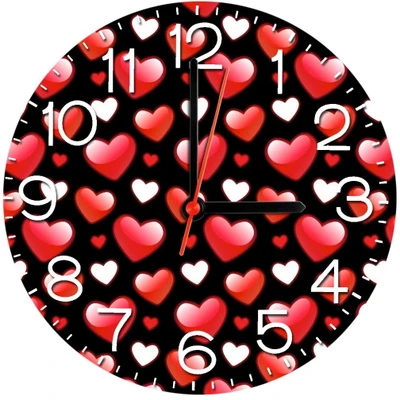 28% OFF on Ellicon 386 Valentine Heart Pattern Analog Wall Clock White 28% OFF on Ellicon 386 Valentine Heart Pattern Analog Wall Clock White
