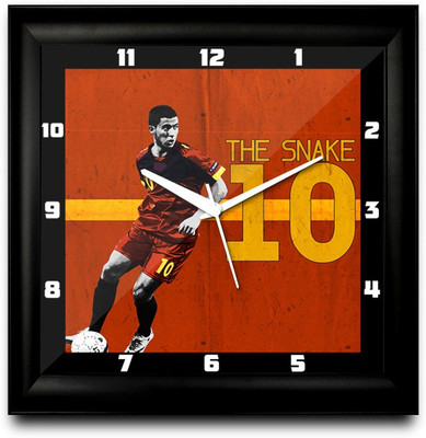 73% OFF on ShopMantra Eden Hazard The SnakeFootballer Square Analog Wall Clock Black 73% OFF on ShopMantra Eden Hazard The SnakeFootballer Square Analog Wall Clock Black
