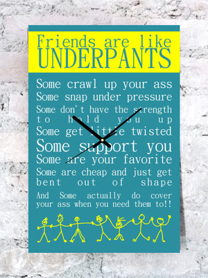 46% OFF on Kwardrobe Friends Analog Wall Clock Green