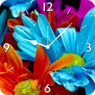 79% OFF on FurnishFantasy Colorful Flowers Analog Wall Clock Multicolor 79% OFF on FurnishFantasy Colorful Flowers Analog Wall Clock Multicolor