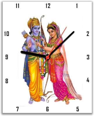 14% OFF on Lovely Collection Ram And Sita Religious Analog Wall Clock Multicolor 14% OFF on Lovely Collection Ram And Sita Religious Analog Wall Clock Multicolor