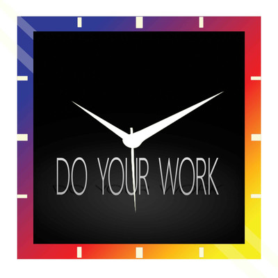50% OFF on Moneysaver Work Quotes Analog Wall Clock Multicolor 50% OFF on Moneysaver Work Quotes Analog Wall Clock Multicolor