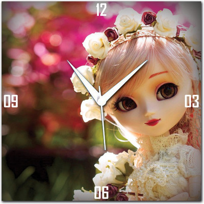 70% OFF on WebPlaza Doll 3 Analog Wall Clock Multicolor