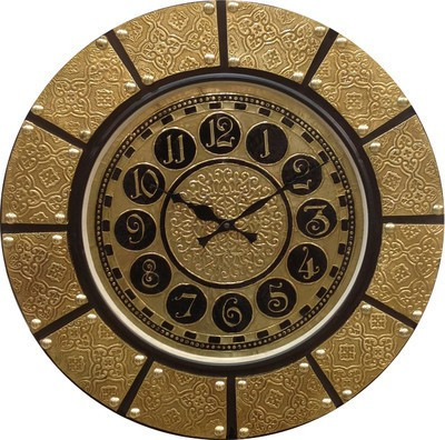 48% OFF on Purpledip Antique Analog Wall Clock Brown 48% OFF on Purpledip Antique Analog Wall Clock Brown
