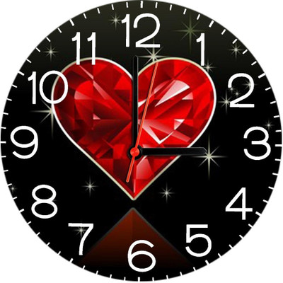 23% OFF on Ellicon B337 Love Red Heart Analog Wall Clock Multicolor 23% OFF on Ellicon B337 Love Red Heart Analog Wall Clock Multicolor