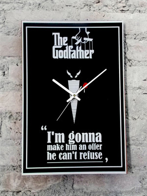 46% OFF on Kwardrobe The Godfather Analog Wall Clock Black 46% OFF on Kwardrobe The Godfather Analog Wall Clock Black