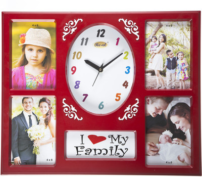 3% OFF on Smile2u Retailers Quartz Analog Wall Clock Red 3% OFF on Smile2u Retailers Quartz Analog Wall Clock Red